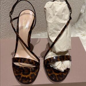Gianvito Rossi Leopard Print Heels